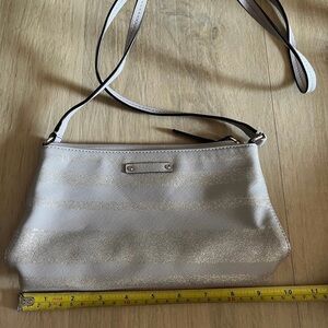 Kate Spade Silver Crossbody Bag
